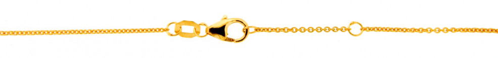 Necklace incl.loop Anchor round chain width 1.1mm