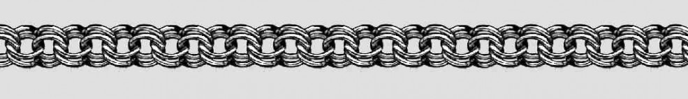 Ankle chain Anchor diamond cut chain width 1.75mm