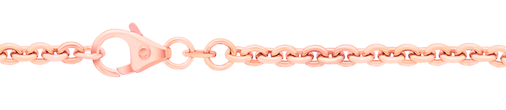Necklace Anchor round chain width 3.2mm