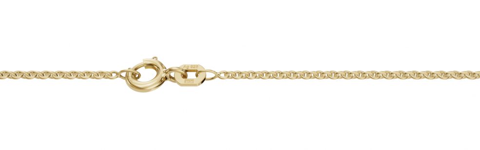 Necklace incl.loop Anchor round chain width 1.5mm
