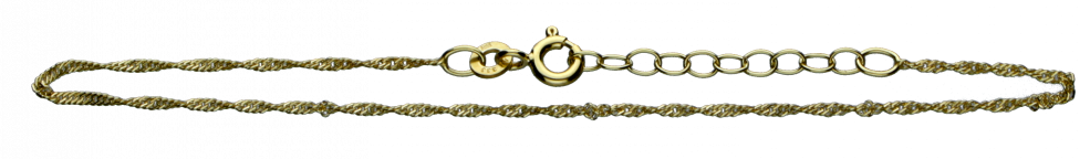 Bracelet Singapore chain width 1.2mm