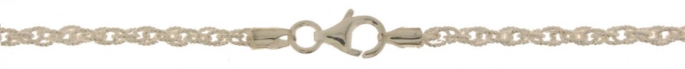Collier Doppelanker Kettenbreite 3mm