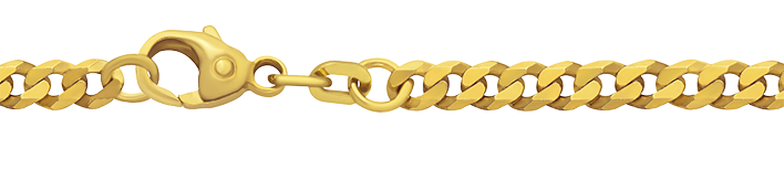 Bracelet Curb Chain chain width 3.9mm