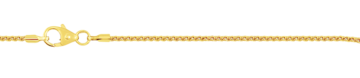 Necklace Wheat chain chain width 1.3mm