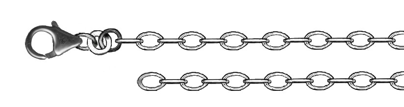 Collier Anker weit Kettenbreite 3.5mm