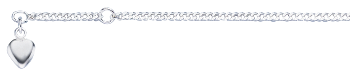 Ankle chain Curb chain chain width 2.1mm