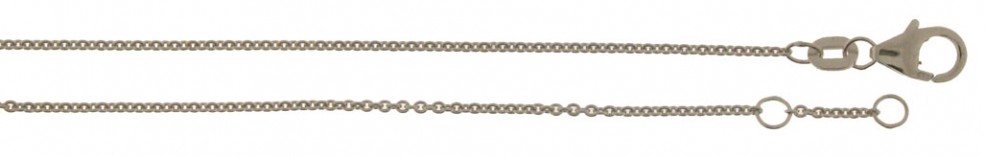 Bracelet incl.loop Anchor round chain width 1.1mm