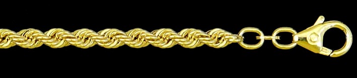 Collier Kordel massiv Kettenbreite 3.3mm