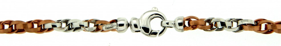 Bracelet Anchor wide hollow chain width 5mm