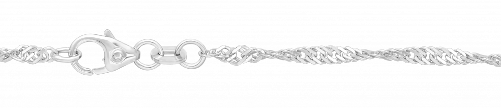 Bracelet Singapore chain width 2.2mm