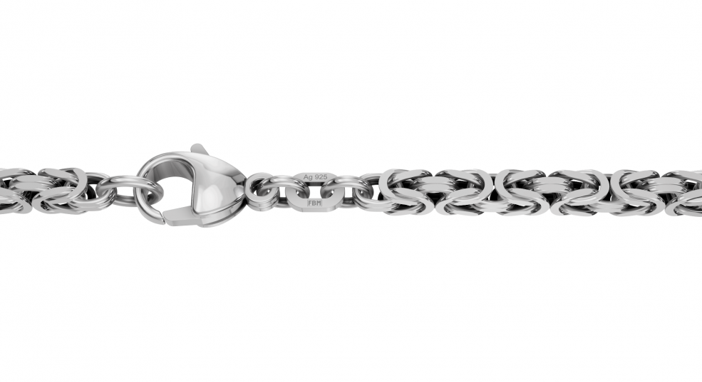 Bracelet Byzantine chain chain width 3.2mm