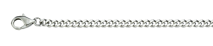 Necklace Curb chain chain width 3.3mm