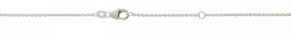 Necklace incl.loop Anchor round chain width 1.3mm