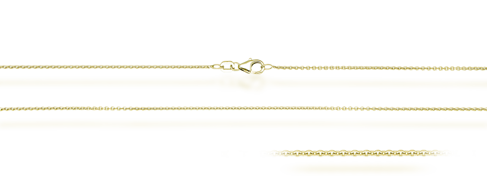 Necklace incl.loop Anchor round chain width 1.3mm