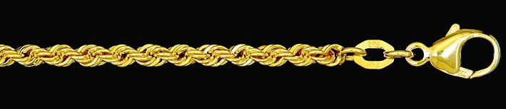 Bracelet Rope chain solid chain width 2.8mm