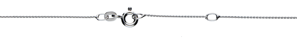 Necklace incl.loop Anchor round chain width 0.8mm