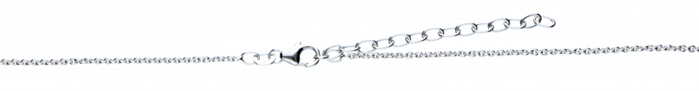 Necklace Anchor round chain width 1.5mm