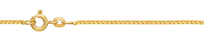 Necklace incl.loop Box chain chain width 1.2mm