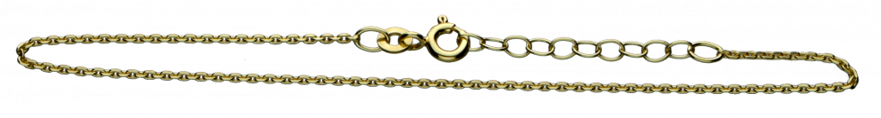 Bracelet Anchor diamond cut chain width 1.15mm