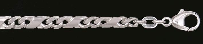 Collier Dollar-Kette Kettenbreite 3.7mm