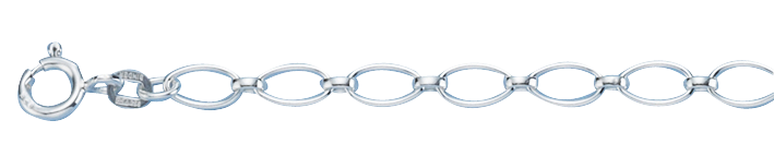 Armband Anker-Figaro Kettenbreite 4.7mm