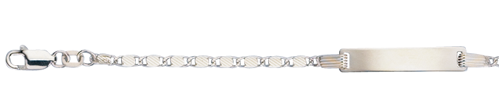 Id-Armband Tigerauge Kettenbreite 2.5mm