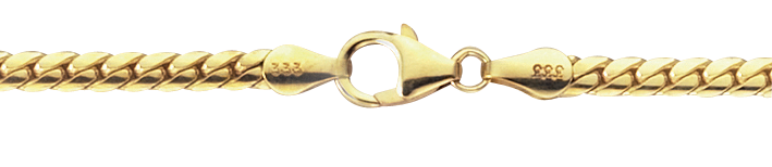 Collier Panzer oval Kettenbreite 3.6mm