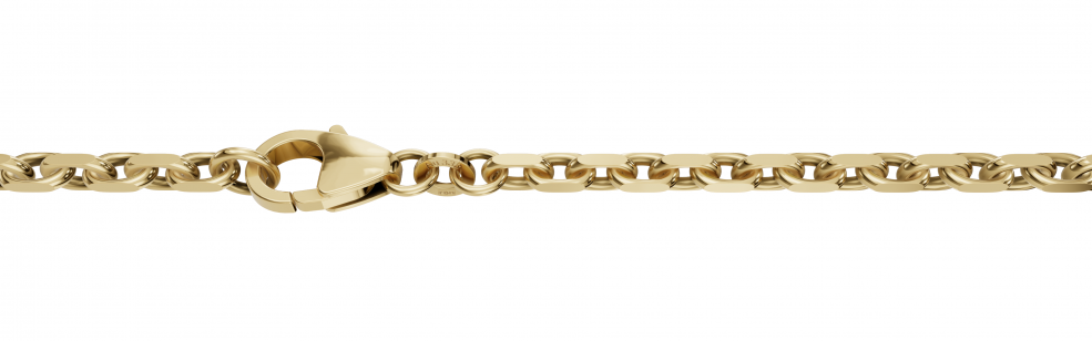 Collier Anker diamantiert Kettenbreite 2.5mm