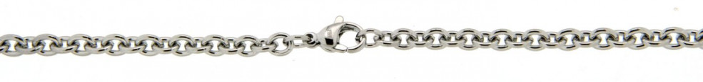 Necklace Anchor round chain width 4mm