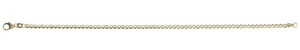 Armband Panzer-Steg hohl Kettenbreite 2.6mm