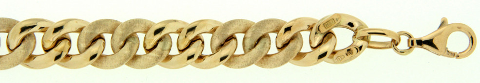 Bracelet Curb chain hollow chain width 10mm