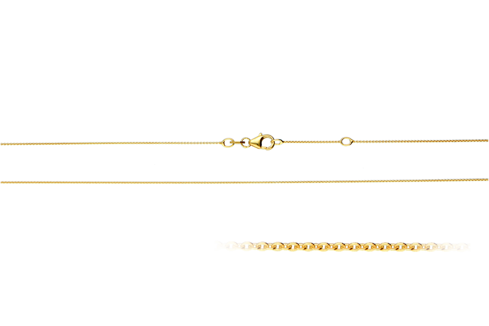 Necklace incl.loop Anchor round chain width 0.8mm