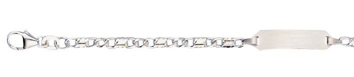 Id-Armband Dollar-Kette Kettenbreite 2.7mm