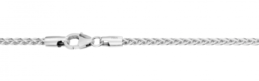 Necklace Wheat chain chain width 2.1mm