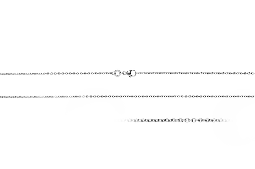 Necklace Anchor round chain width 1.38mm