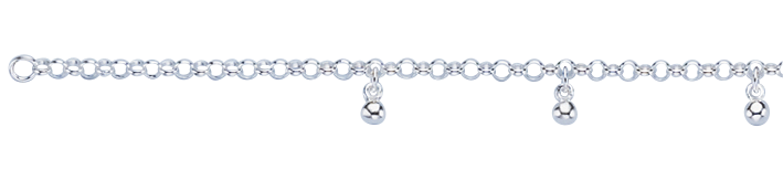 Fusskette Erbs Kettenbreite 2.5mm