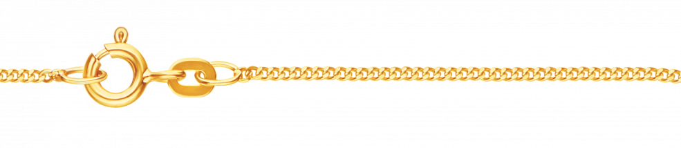 Necklace incl.loop Curb chain chain width 1.2mm