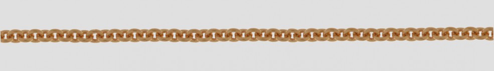 Collier mit Zwischenöse Anker rund Kettenbreite 2.4mm