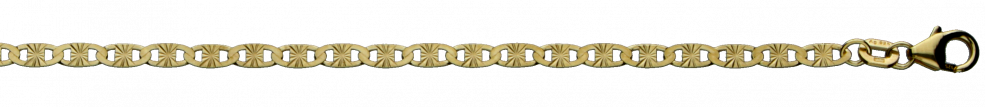 Collier Tigerauge Kettenbreite 2.7mm