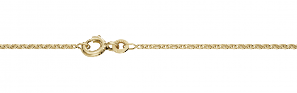 Necklace Anchor round chain width 1.5mm