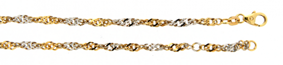 Ankle chain Singapore chain width 2.9mm