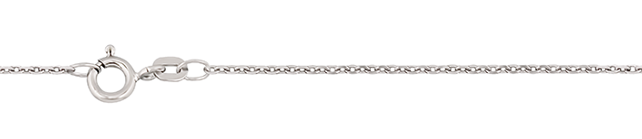 Bracelet Anchor diamond cut chain width 1.3mm