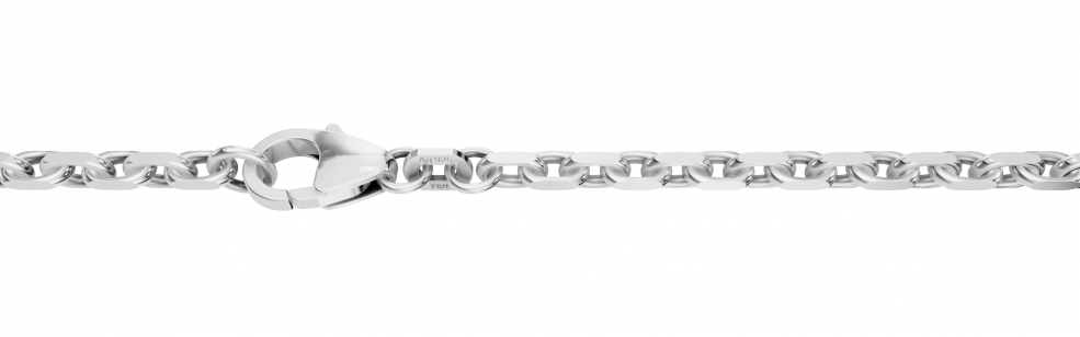 Collier Anker diamantiert Kettenbreite 2.5mm