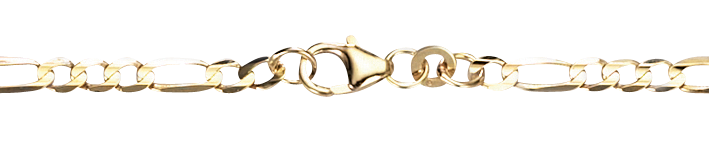 Necklace Figaro chain width 3.1mm