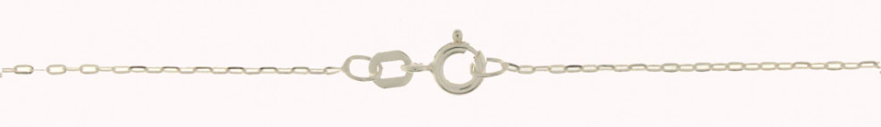 Necklace Anchor flat chain width 1.1mm