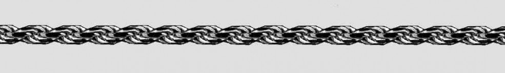 Collier Kordel massiv Kettenbreite 3.8mm