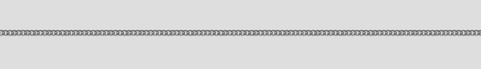 Collier mit Zwischenöse Panzer Kettenbreite 1.1mm