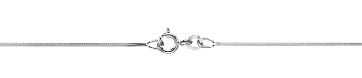 Collier Schlange diamantiert Kettenbreite 1mm