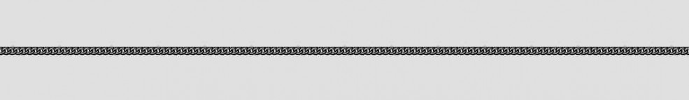 Necklace Curb chain round chain width 1.1mm