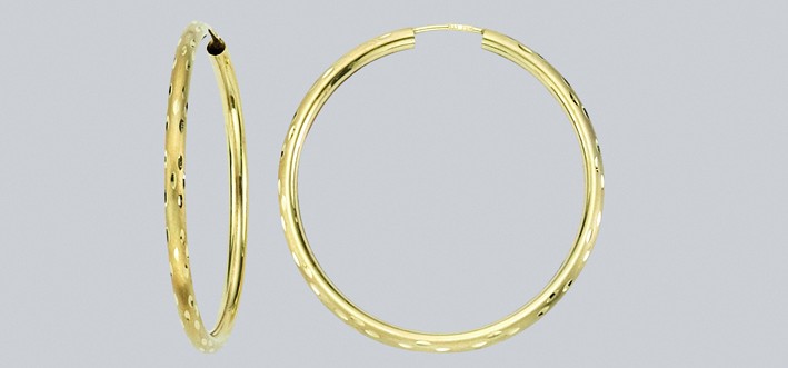 Earring ear hoops 2,5 mm